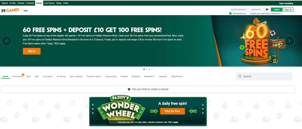 non gamstop paddy power